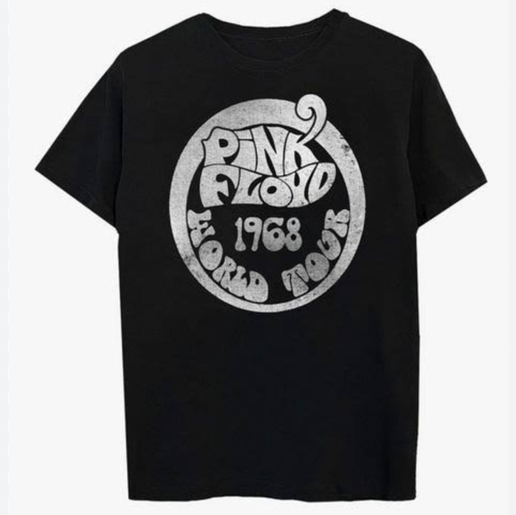 HOT TOPIC Pink Floyd 1968 World Tour Graphic Tee ~ NEW - Picture 2 of 7